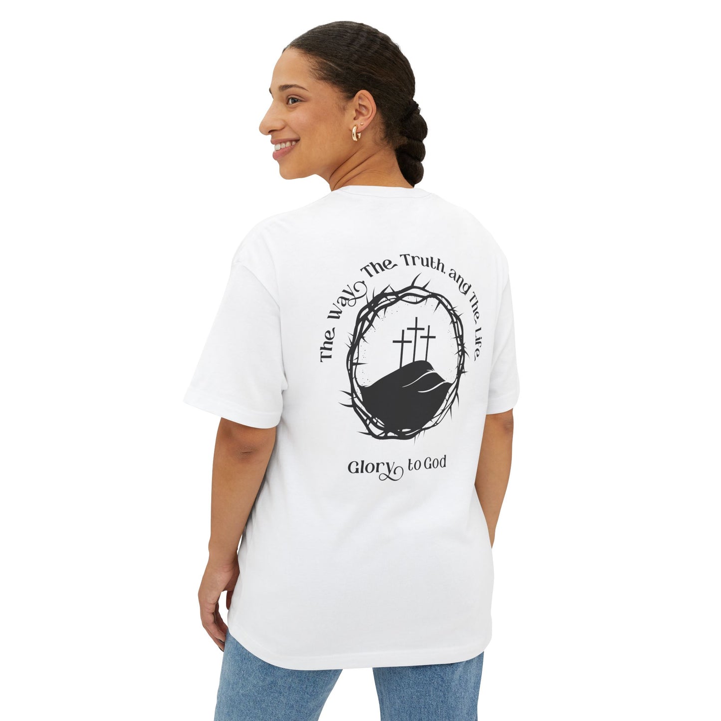 Glory to God Oversized Tee