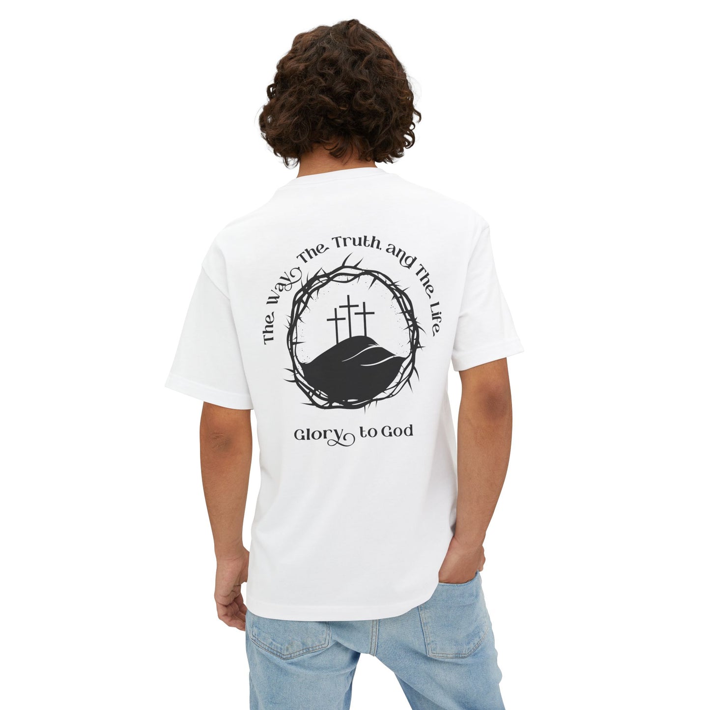 Glory to God Oversized Tee