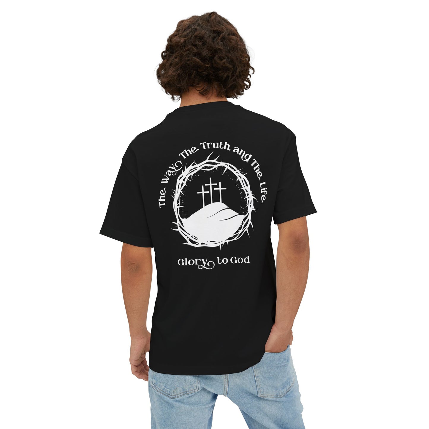 Glory to God Oversized Tee